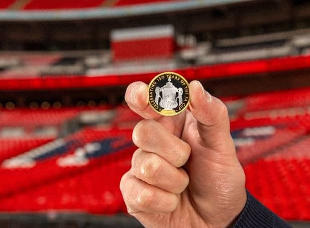 <p>Royal Mint release FA Cup commemorative £2 coin</p>