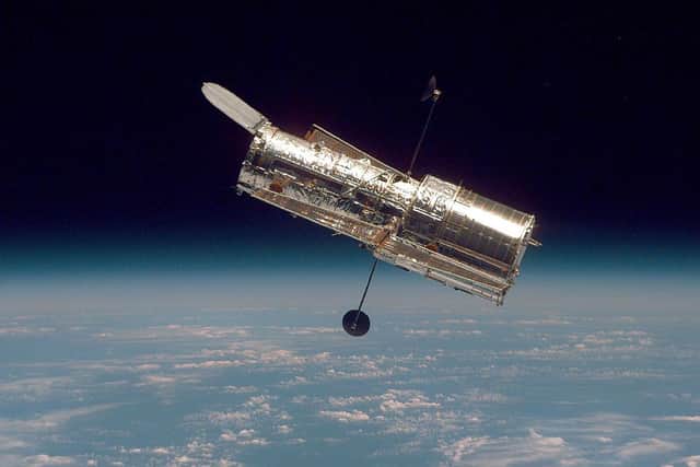 The Hubble telescope sits in low-earth orbit (image: Getty Images)