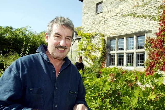 The late John Challis at his home Wigmore Abbey, Wigmore, Herefordshire