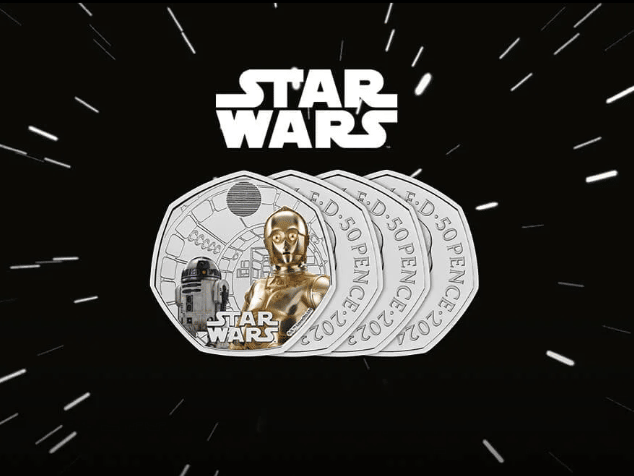 Commemorative Star Wars coins from the Royal Mint