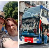 Free Press reporter Darren Burke and wife Giulia went on an open top bus tour of London - and also enjoyed  a river cruise along the Thames.