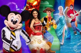 Mickey Mouse, Moana, Woody,  Elsa,  and Miguel are skating in for Disney On Ice presents Discover The Magic.