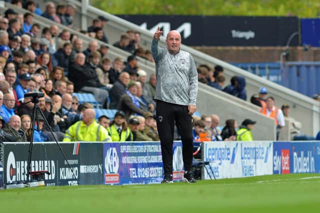 Support: Chesterfield chief Paul Cook