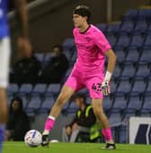James Sissons on duty for Chesterfield against Manchester City U21s