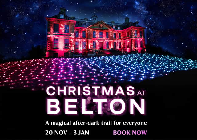 Christmas at Belton 2026 lights up the historic estate with a magical after-dark trail from November 20 to January 3.