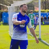 Conor Washington on duty for Matlock Town