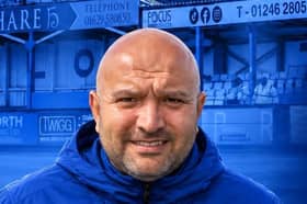 Nathan Haslam, the new manager of Matlock Town
