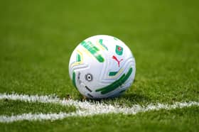 A general view of a football
