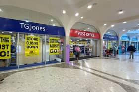 Post Office at TG Jones in The Pavements, Chesterfield will only be open from Monday to Friday following an announcement that it will be closed on Saturdays from October 17, 2026.
