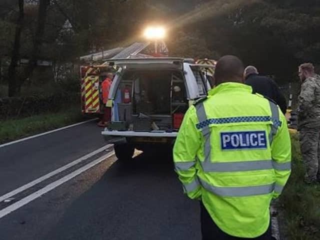 Derbyshire road re-opens after police incident