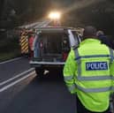 Derbyshire road re-opens after police incident