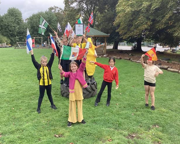 Staveley Junior School has been awarded the Platinum OPAL play award