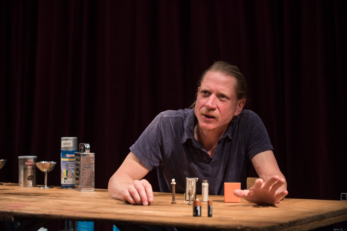 Forced Entertainment use household items as actors and condensed narrative to make Shakespeare accessible