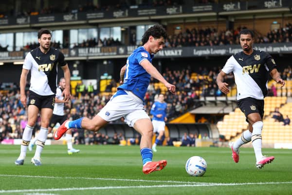 Joel Randall was an injury casualty at Vale Park