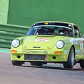 Yates in action in his Porsche
