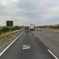 Air ambulance deployed to scene of crash between van and car along M1 in Derbyshire - with drivers facing major delays this morning