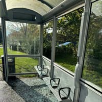 Vandals smash another bus stop near Chesterfield amid spate of anti-social behaviour - as shelter campaigned for by residents is destroyed