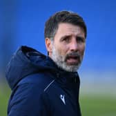 Colchester United manager Danny Cowley