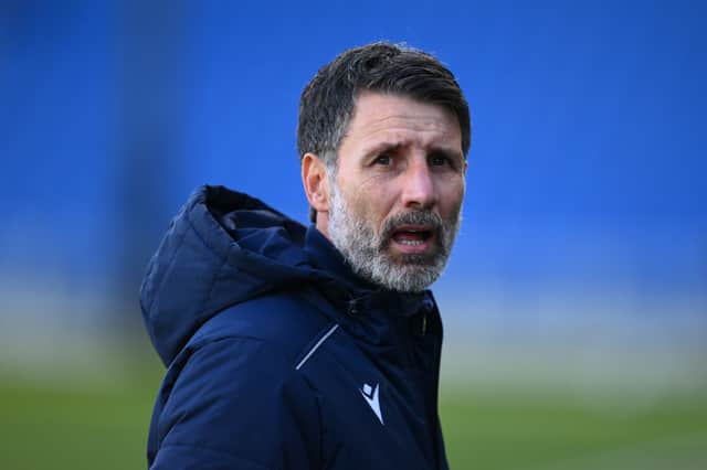 Colchester United manager Danny Cowley
