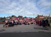 200 people took part in the annual charity walk organised by the Royal Oak in Tibshelf