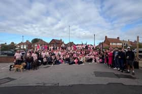 200 people took part in the annual charity walk organised by the Royal Oak in Tibshelf