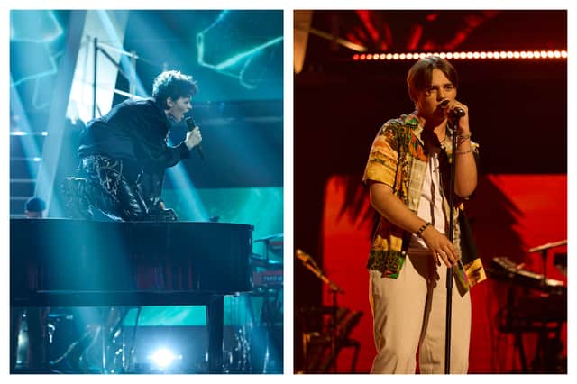 Frank Raven and Jack Algar compete for a place in the final of The Voice on Saturday, October 24, 2026.