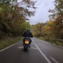 Derbyshire is the first county in England to install new motorbike road-safety markings