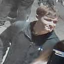 Police would like to speak to this man in connection with an incident, which took place on Buxton Market Place.