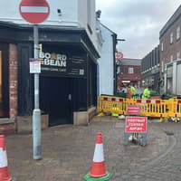 Reports of ambulance unable to get through as roadworks  cause disruption in Chesterfield town centre