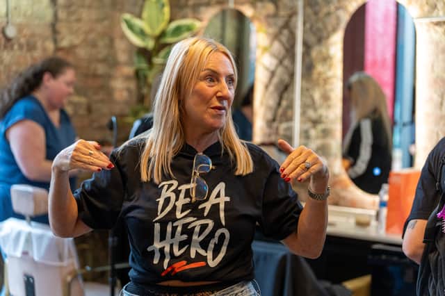 Belper salon owner Tracey Ann Smith said the makeover and photoshoot was a team effort.
