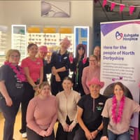 Chesterfield Specsavers team continue fundraising for Ashgate Hospice in tribute to care of colleague's dad