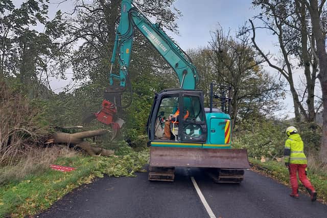 Police have been working with highways authorities to get roads cleared.