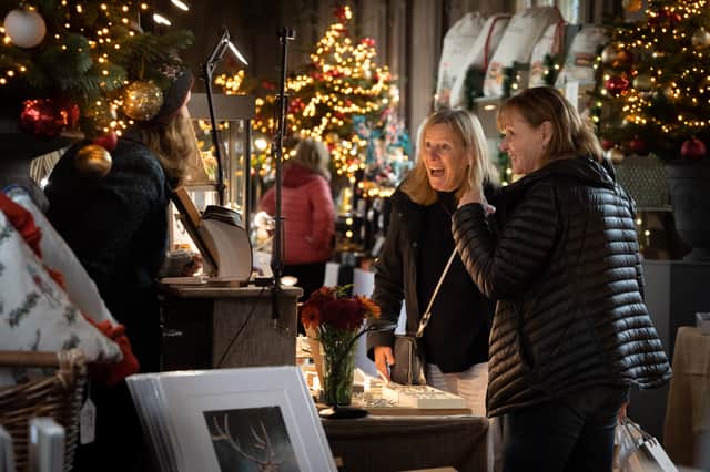 Paintings, prints, ceramics and candles are among the items that visitors will be able to buy for Christmas gifts.