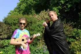 Eddie Waller, left, and Drew Sinclair who played Gecko and Bat in the award-winning Mountains of the Moon which premiered in 2023 (photo: Nathan Hamer)