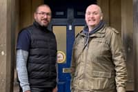 Marc  Wade, left, of Just Good Friends and Tom Oxley of Chesterfield Community Network have organised a coffee morning at Staveley Community Centre on November 16 to mark International Day forTolerance.