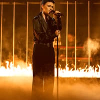 First-look photos of Derbyshire teenager Frank Raven in the final of The Voice UK