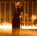 Derbyshire teenager Frank Raven in The Voice UK final.