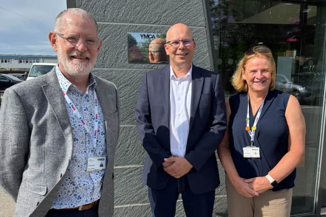 Julian Smith, Matt Jones and Gillian Sewell, YMCA Derbyshire