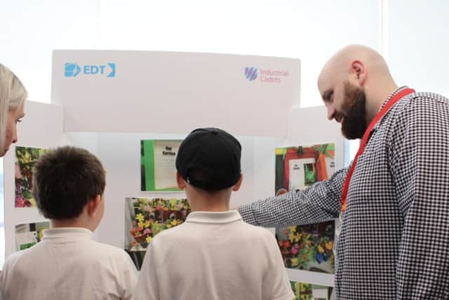 Staff and students from Esteem MAT at a recent careers event.