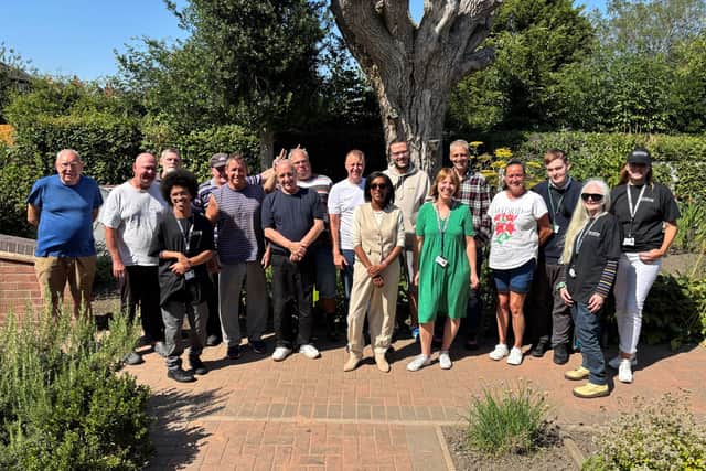 Derventio Housing Trust staff and participants at Growing Lives
