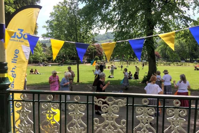 International Folk Dancing in Hall Leys Park