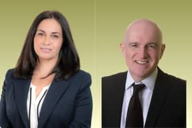 Nikki Yavari (left) and Jonathan West.