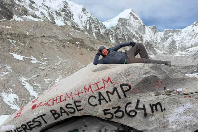 Archie Thompson at Everest Base Camp