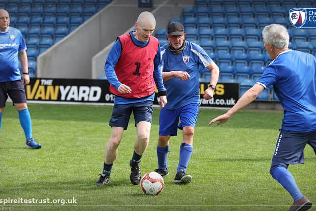 Walking Football improves player's sense of wellbeing