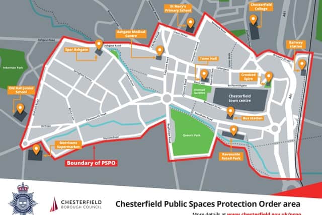 Map of the town centre PSPO boundary