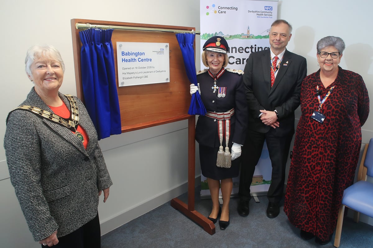 New Β£15m Babington Health Centre officially celebrated in Belper