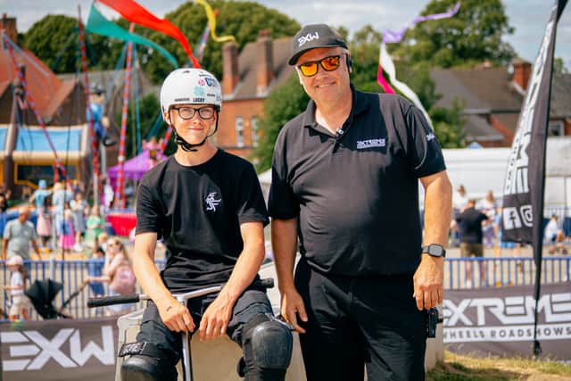 Jon Tipton (right) with Scoot GB finalist TJ Huckle