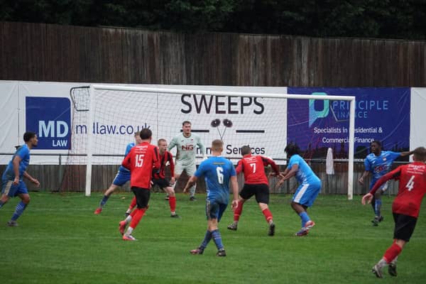 Dronfield Town go in search of a winner against Radford last Saturday