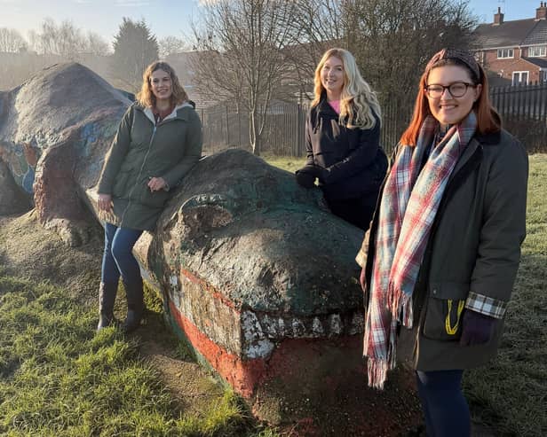 Junction Arts to restore 50 year old Derek the dinosaur.