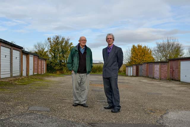 Resident Tony Mappin and councillor Peter Roberts are concerned about the plans. Picture by Rachel Atkins.